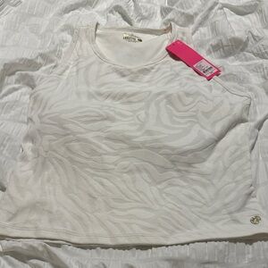 NWT Lilly Pulitzer Luxletic Vanti Bra Tank in  Can You Zee Me Jacquard